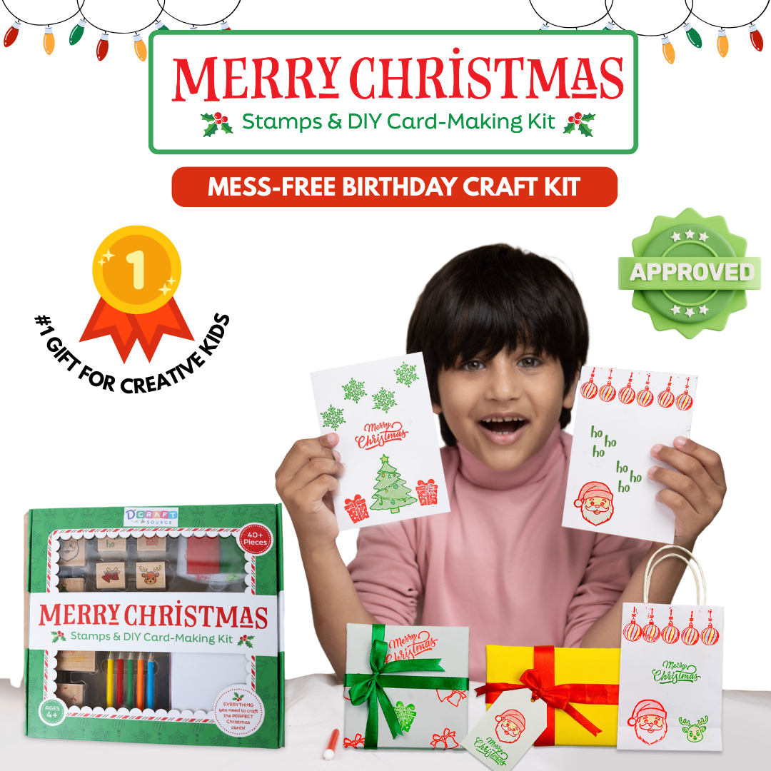 Dcraftsource – wholesale DIY craft kit – CHRISTMAS-WOODEN STAMP & DIY CARD MAKING KIT7