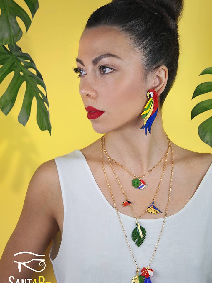 Papegaaioorbellen voor wholesale door Santart