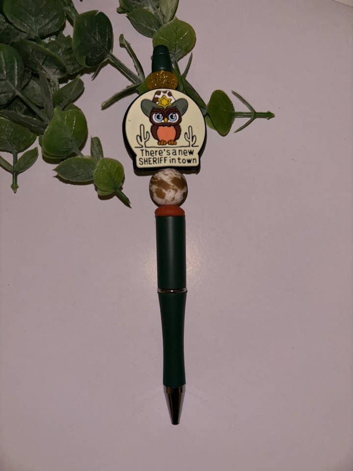 Owl Sheriff Pen for wholesale by Rae’s Shop