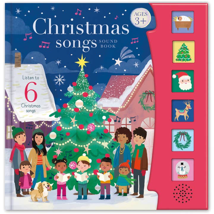 Christmas Songs - Children's 6 Button Sound Book for wholesale by Robert Frederick Ltd
