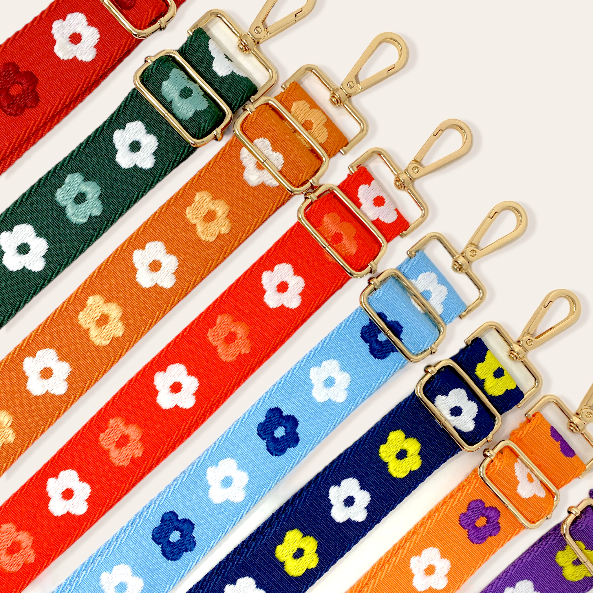 The Darling Effect - Vente Sangle pour sac – femme - Bracelet à bandoulière - violet jaune2