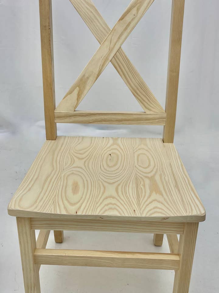 Silla francesa, moderna de granja, sólida, envejecida, decorativa para venta al por mayor de Oak & Post Furniture