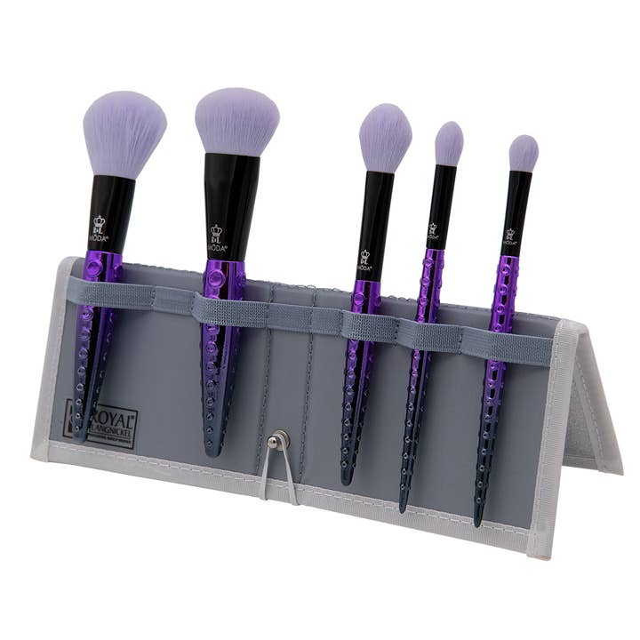 MŌDA® Mythische Seehexe, 6-teiliges Make-up-Pinsel-Set zum Aufklappen für den Großhandel von Royal Brush Mfg. Inc.
