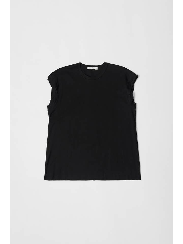 MOD REF - Vendita all'ingrosso Maglietta - Donna - The Remy Top | T-shirt a tunica muscolare con maniche arrotolate15