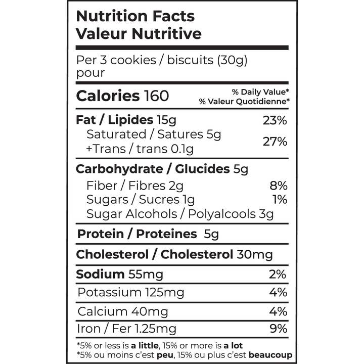 New Fave Foods – Cookie por atacado – Mini Cookies Keto com Gotas de Chocolate2