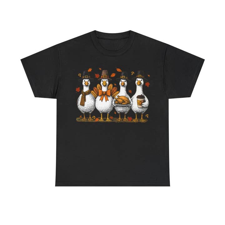 Goose Thanksgiving Shirt, Goose Fall, Fall Vibes Sweatshirt for wholesale by NVC Ecommerce LLC
