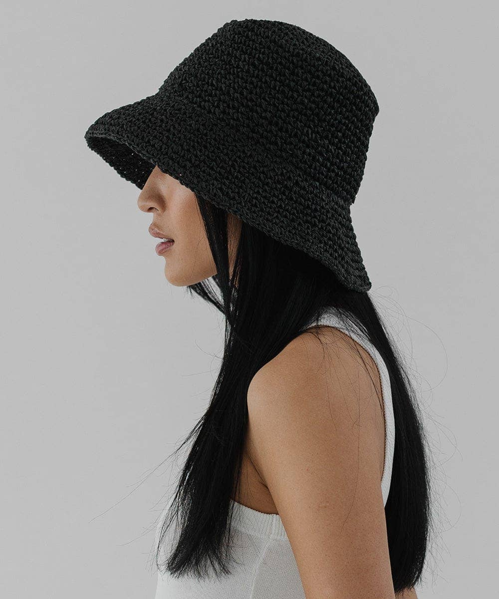 Gigi Pip - Wholesale Bucket Hat - Women's - Sal Crochet Bucket Hat18