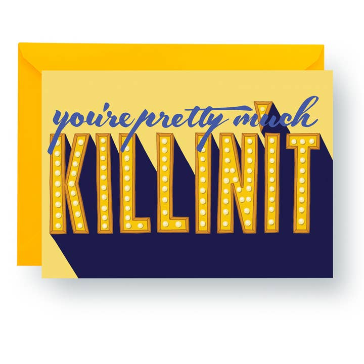 Você está praticamente matando isso - Cartão A2 por atacado de hey, alissandra