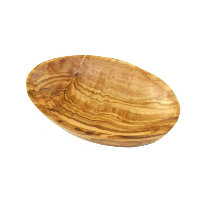 Oval bowl length approx. 9 cm olive wood for wholesale by olivenholz-erleben