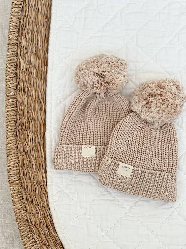 Heirloom Beanie - Oat for wholesale by COKO baby