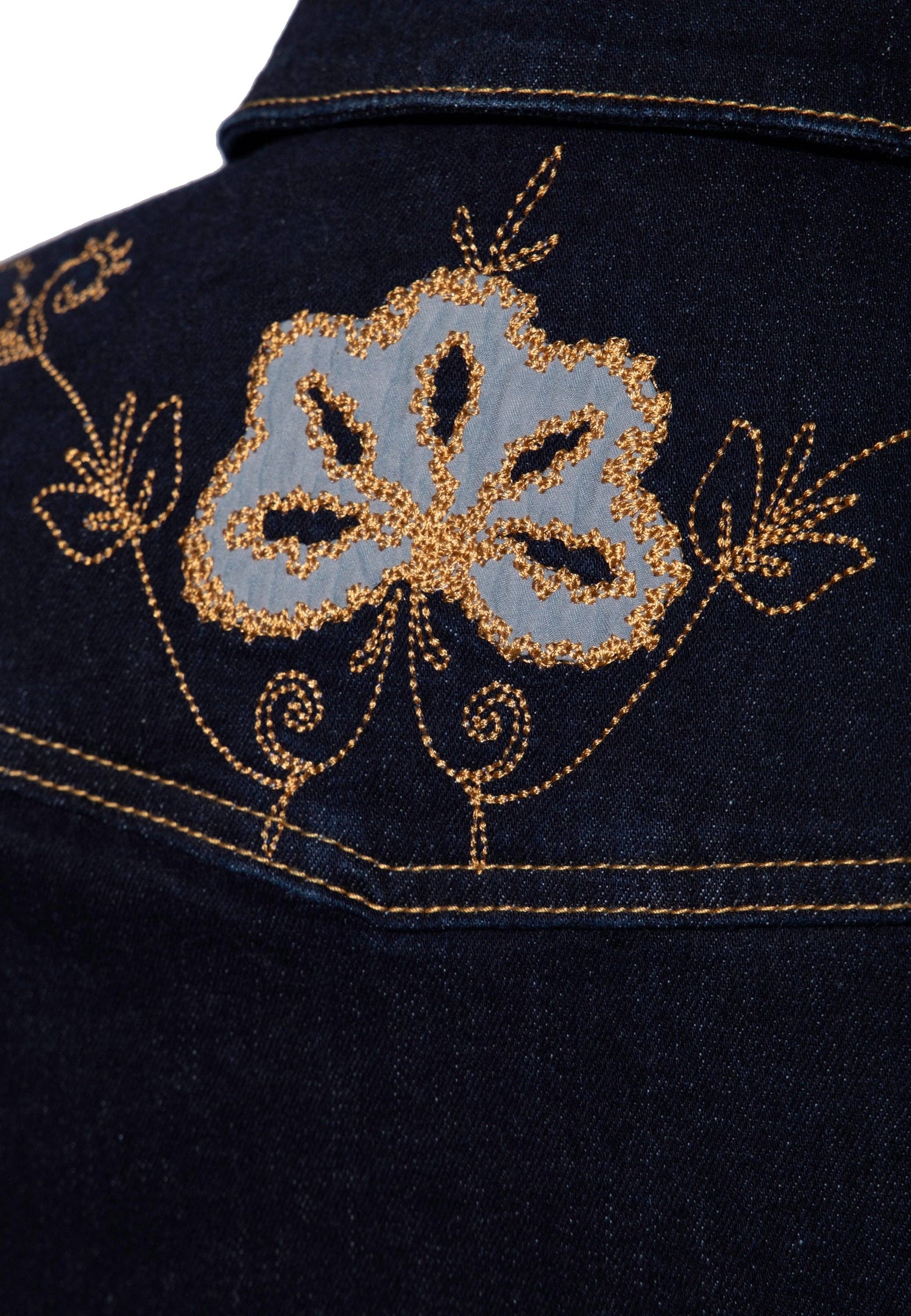 mezclilla Vestido vaquero de mezclilla con falda acampanada de venta al por mayor en Faire6