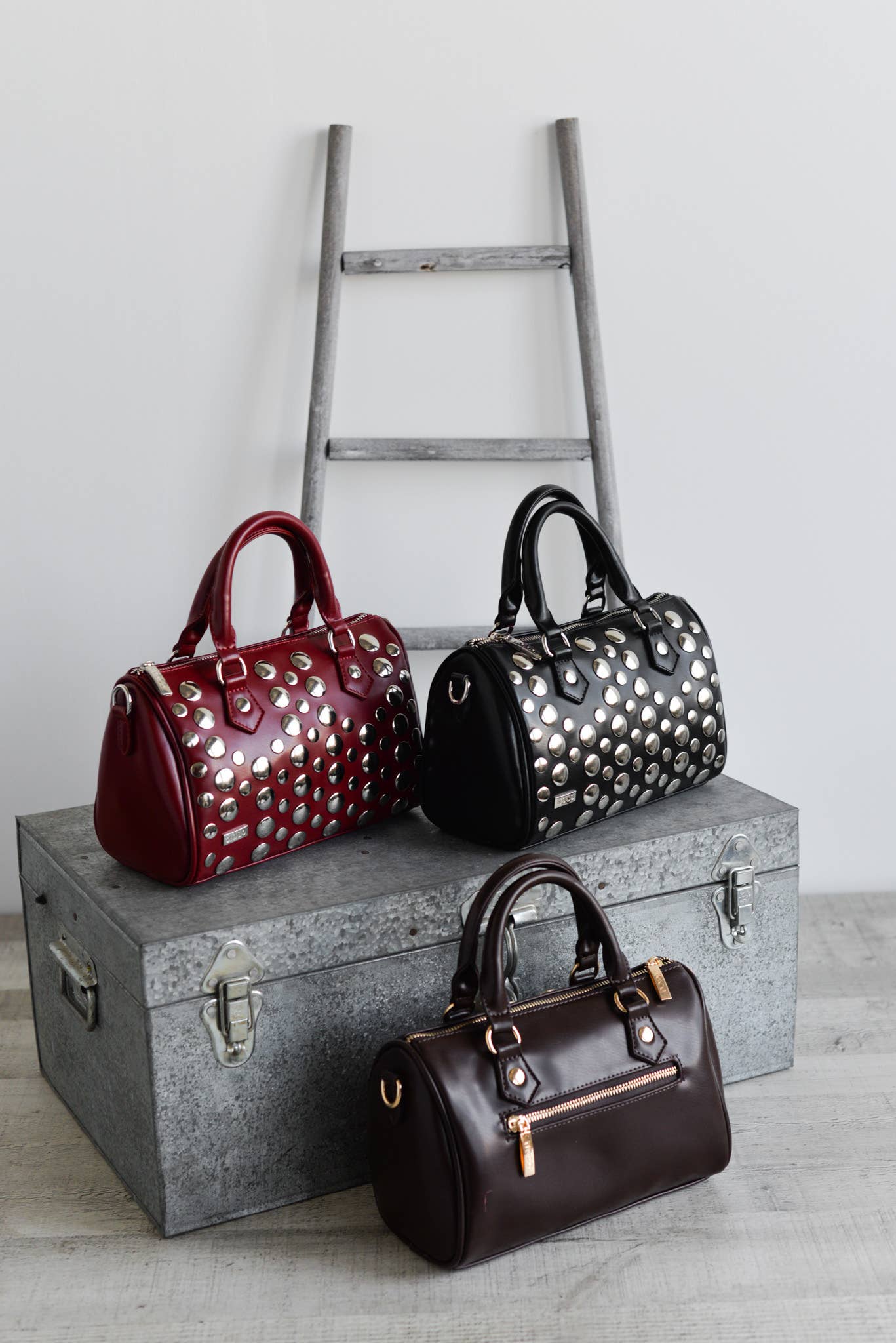 NOCO - Wholesale Top Handle Bag - Women's - Mini Bowling Studs Black4