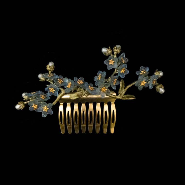 Peigne à Cheveux Myosotis pour la vente par Michael Michaud