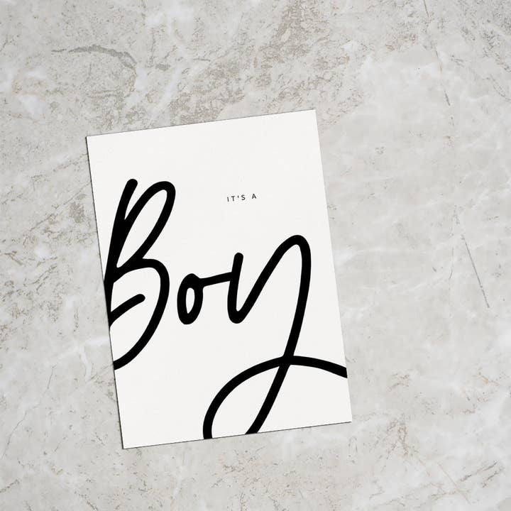 Boy / Postcard for wholesale by Love is the new black