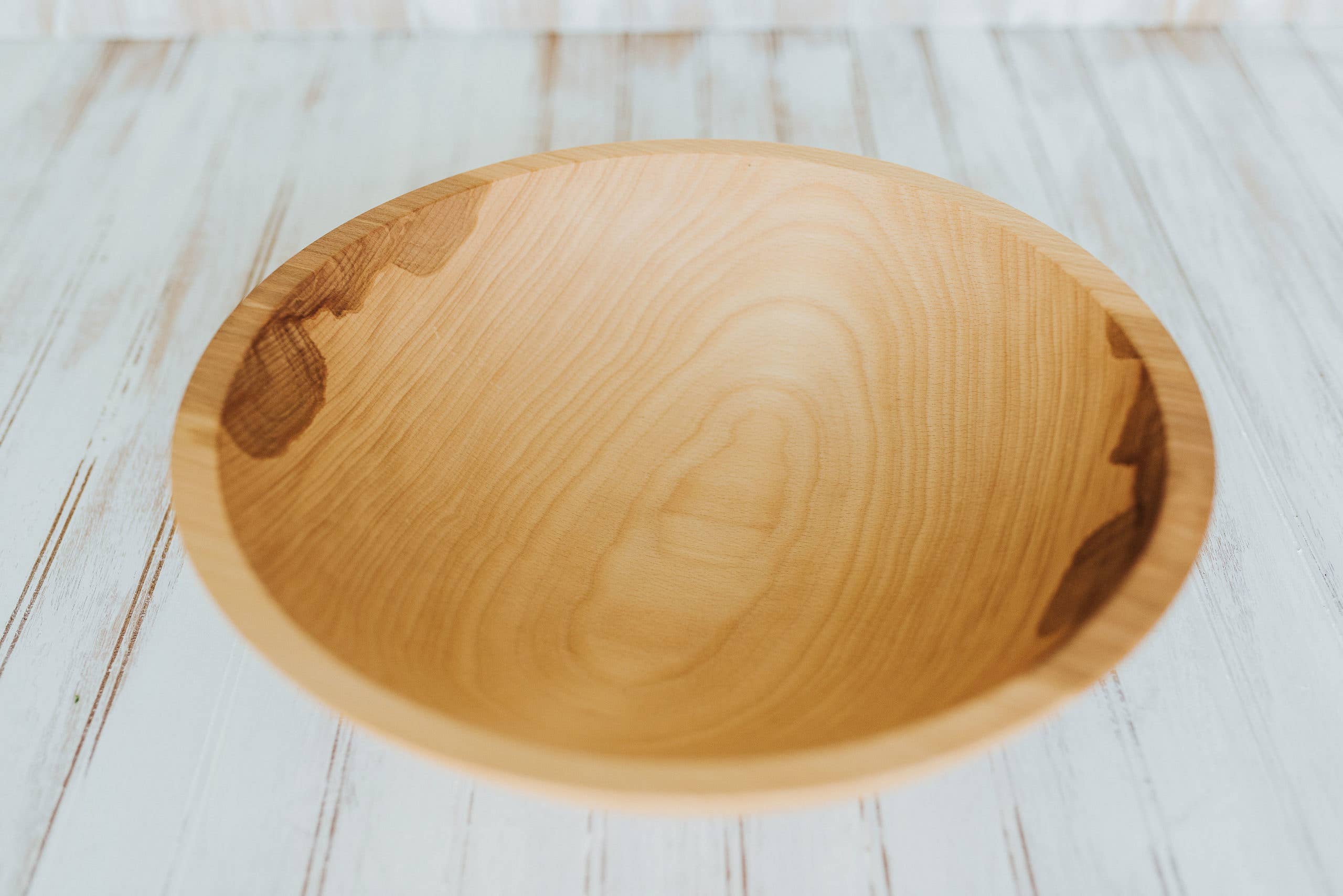 Holland Bowl Mill - Wholesale Decorative Plate/Dish/Bowl - Beech - Natural - 15" Bowl/Oil Finish2