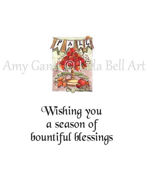 Lula Bell Cards and Gifts - Wholesale Everyday Greeting Card - Fall - Fall Greeting Card1
