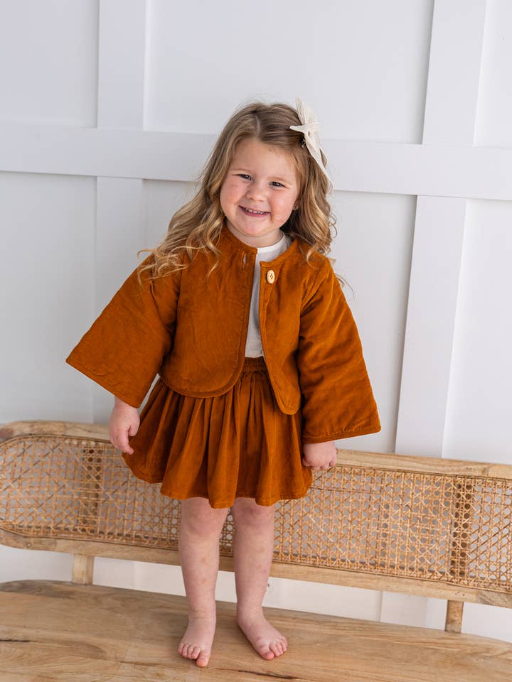 Vendbar massiv rustfløjl og rustblomsterprint quiltet L: Småbørn: Tween: Børn: Børn: Børn for engroshandel hos Yo Baby