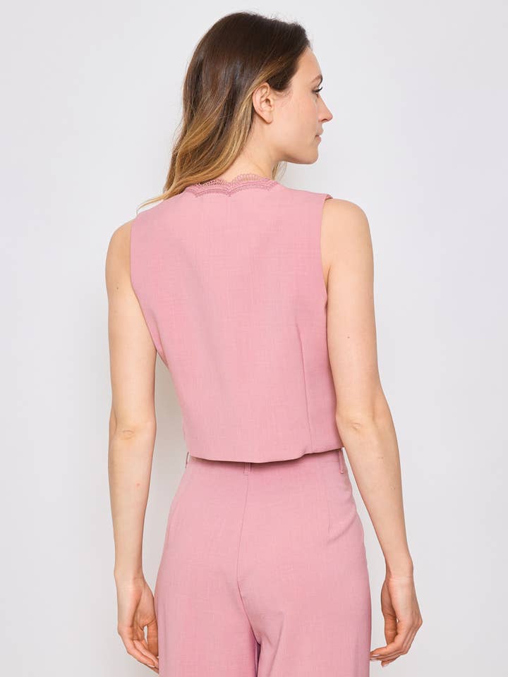 LULUMARY - Wholesale Suit vest – Women′s - Buttoned vest GL01719