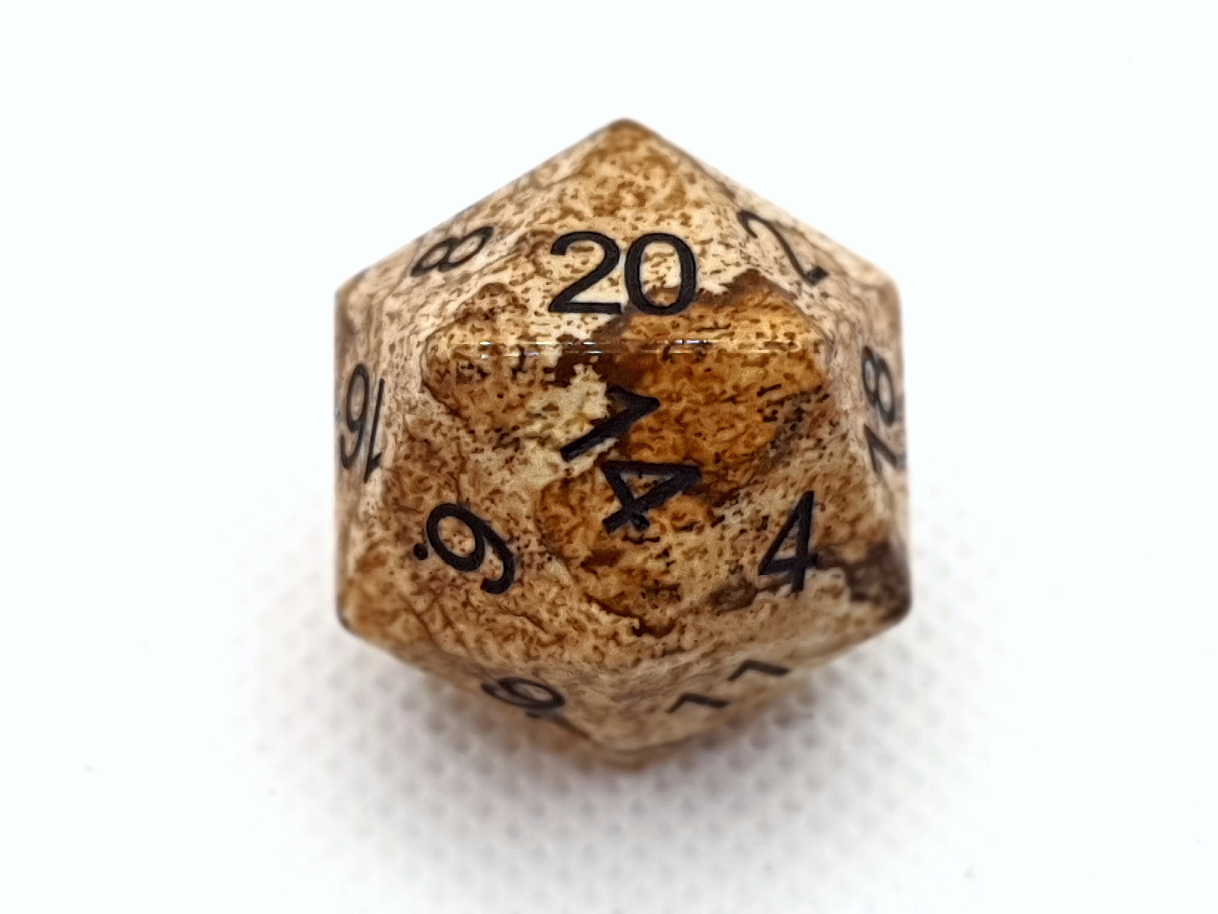 Tabletop Dominion Limited - Wholesale Dice - Picasso Jasper | Natural Gemstone Dice | 7-Polyhedral Set1