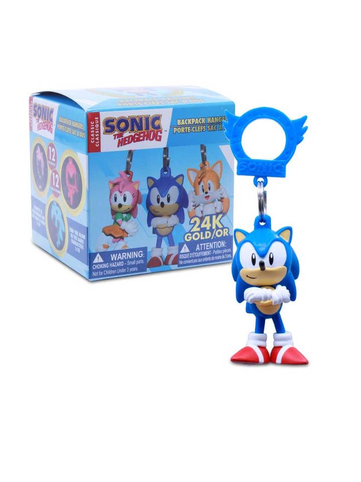 Sonic the Hedgehog Clip-On Figure Assortment in 18pc Display for wholesale by License 2 Play Toys