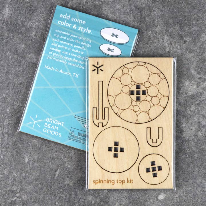 Bright Beam Goods - Wholesale DIY Craft Kit - Geometric Spinning Top Kit6