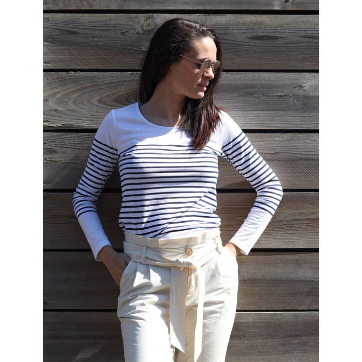 Arianne canvas trousers for wholesale by Atelier A France