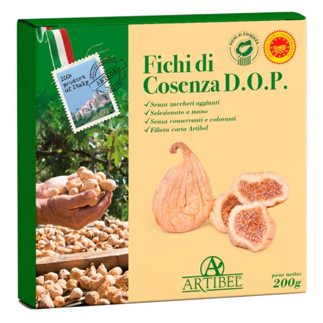 Calabria da Gustare - Vendita all'ingrosso Frutta secca/disidratata - Fichi di Cosenza D.O.P 200 gr Artibel