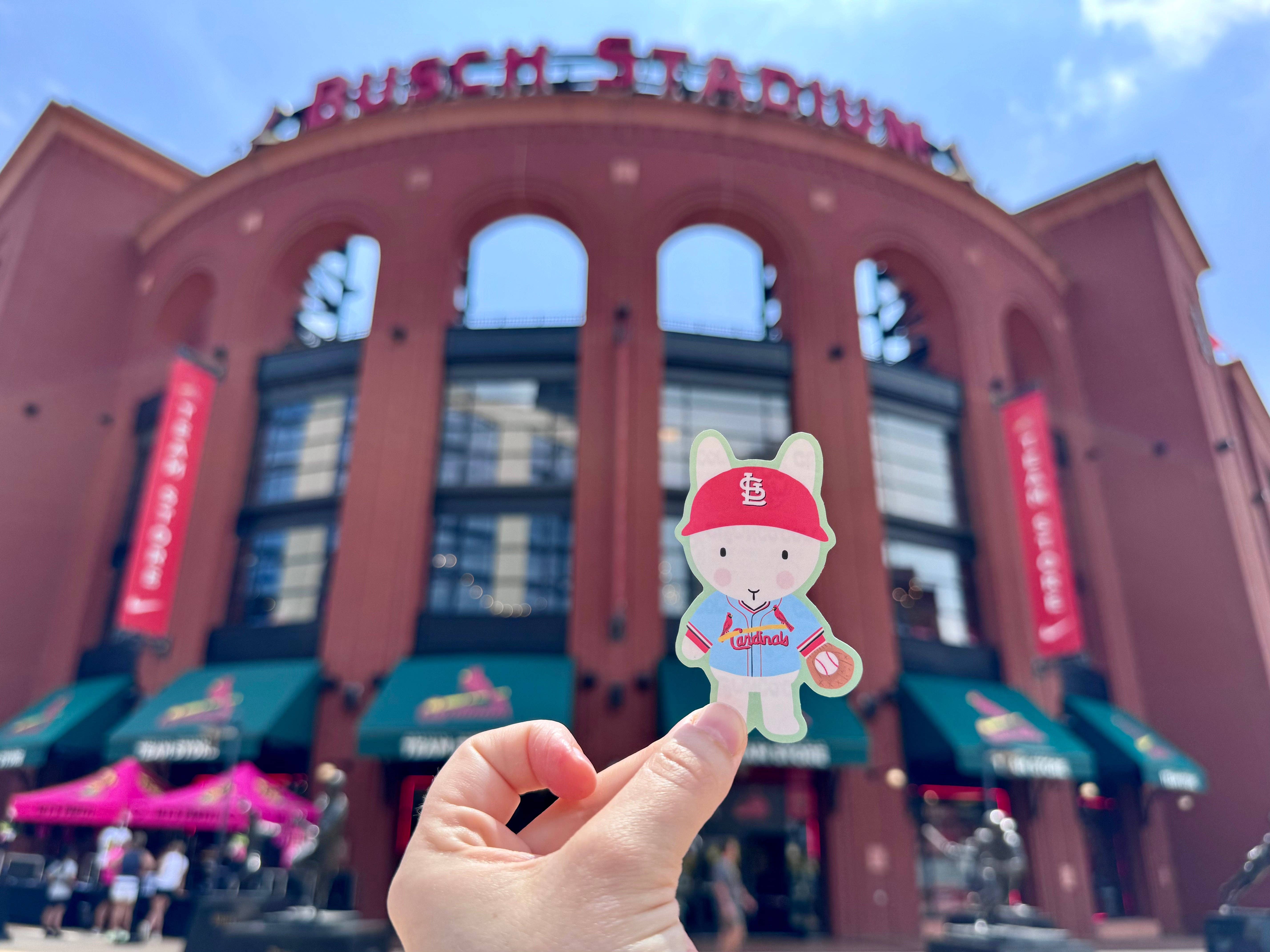 Clem & Co. - Wholesale Sticker - Saint Louis Cardinals Baseball Clem the Bun Sticker6