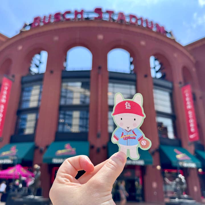 Clem & Co. - Wholesale Sticker - Saint Louis Cardinals Baseball Clem the Bun Sticker6