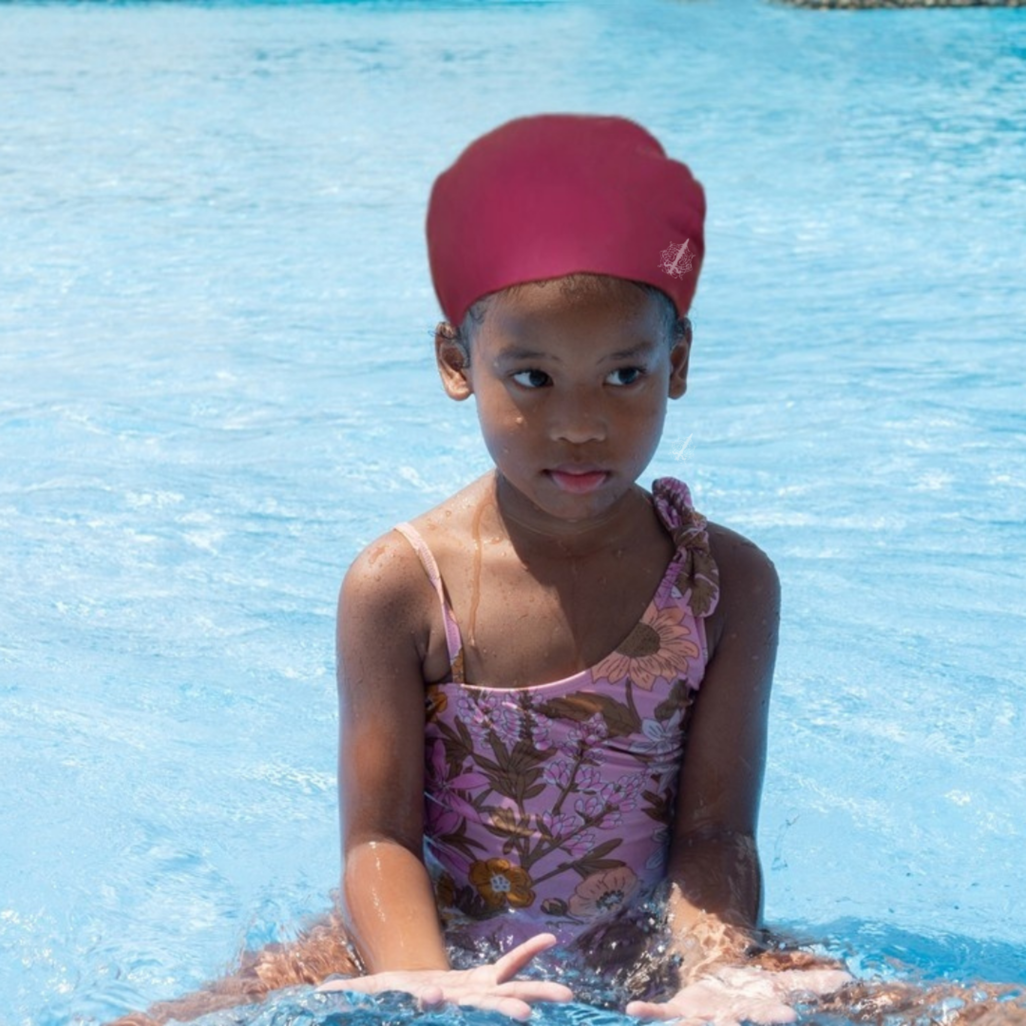 Black Large Swim Caps For long Hair, Braids, Locs by Aquastockings for wholesale on Faire6