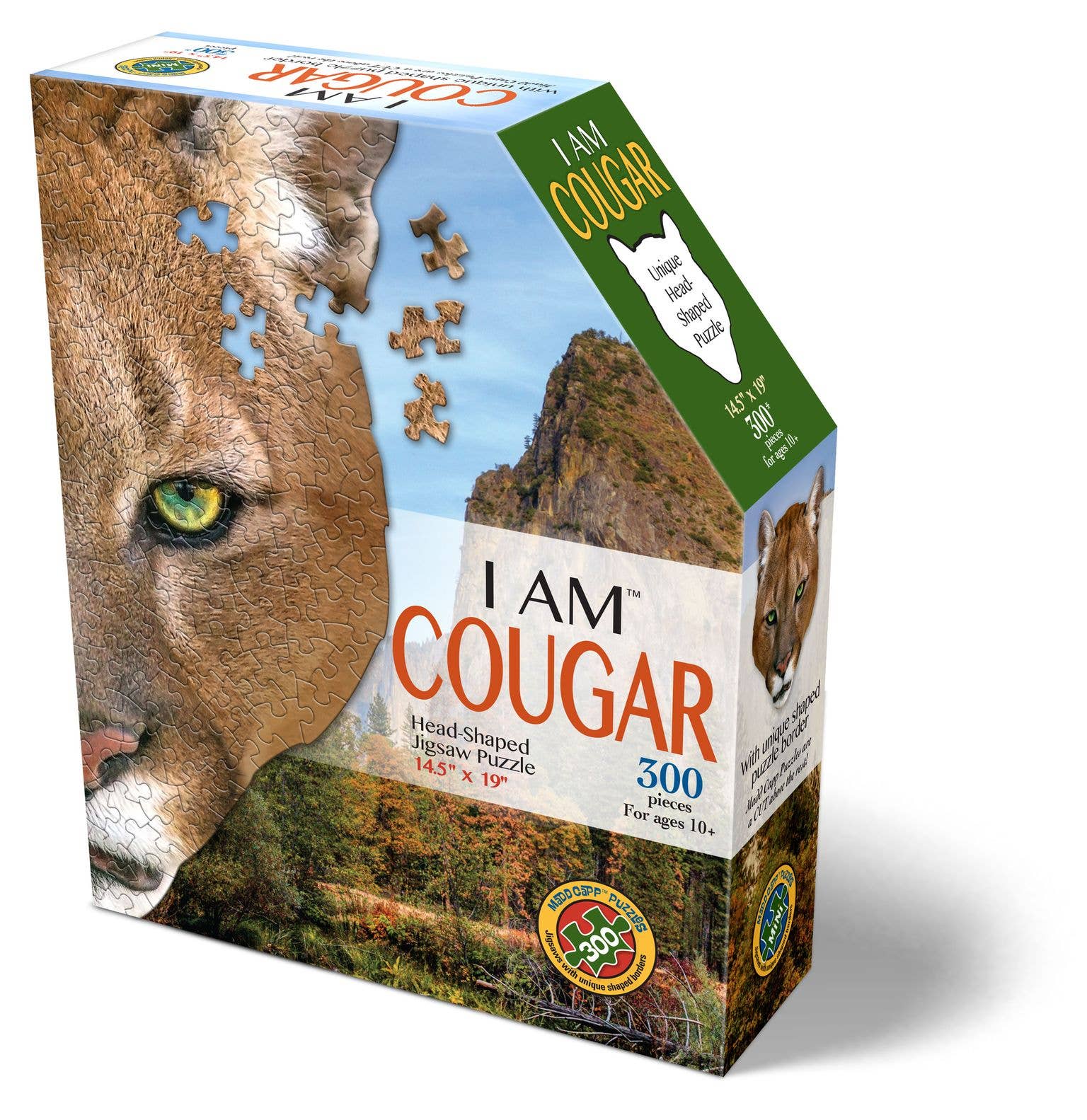 Madd Capp Games & Puzzles - Wholesale Puzzle - Adult - I AM Cougar 300 piece jigsaw puzzle - gift1