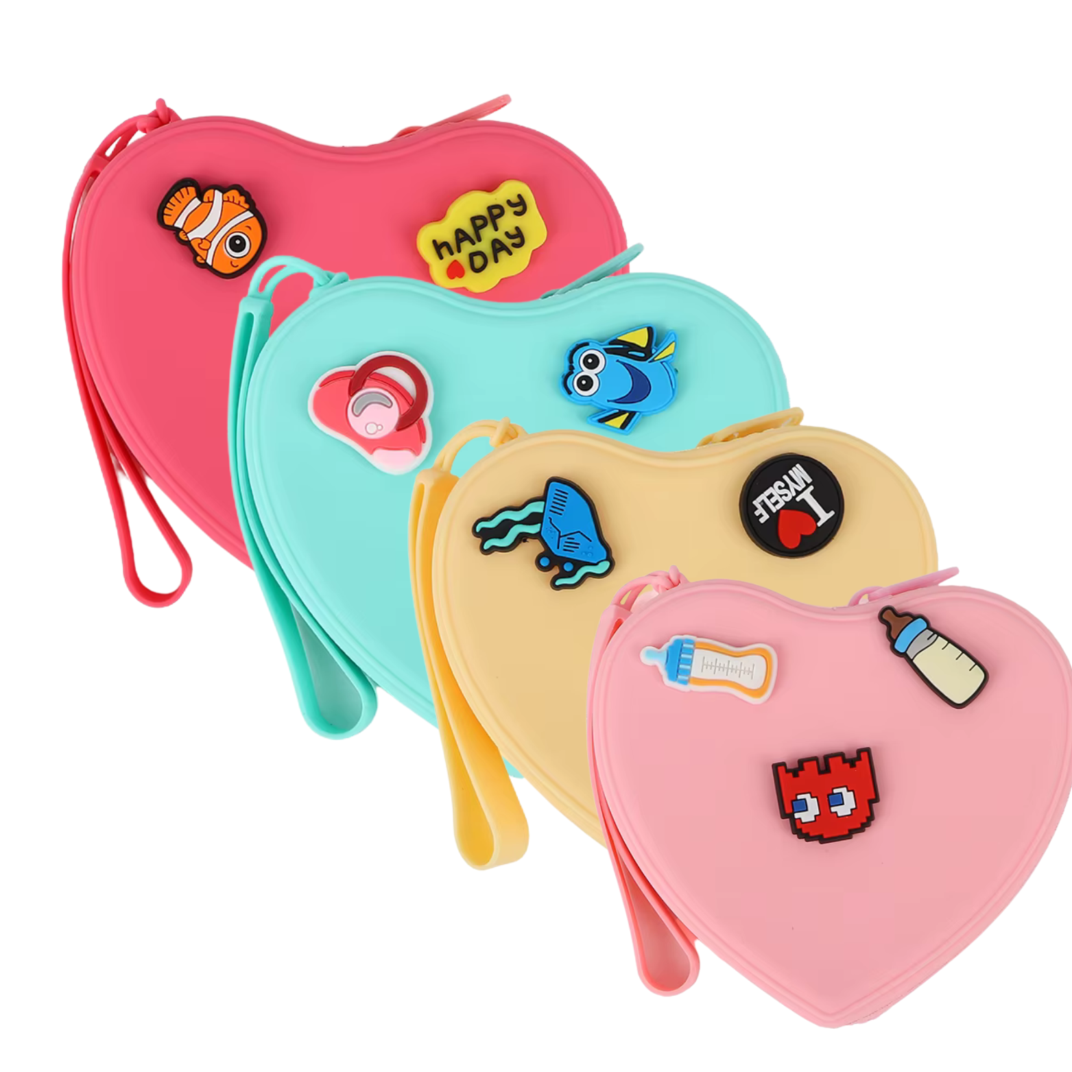 PETIKIDS – Joias DIY - Crianças por atacado – Kit inicial - Bolsinhas personalizáveis com barra de charms - DIY10