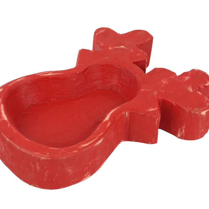 My Amigos Imports - Wholesale Candle Holder - Reindeer Bowl-9x10-Christmas-Candle Ready-Reindeer-4 Colors5