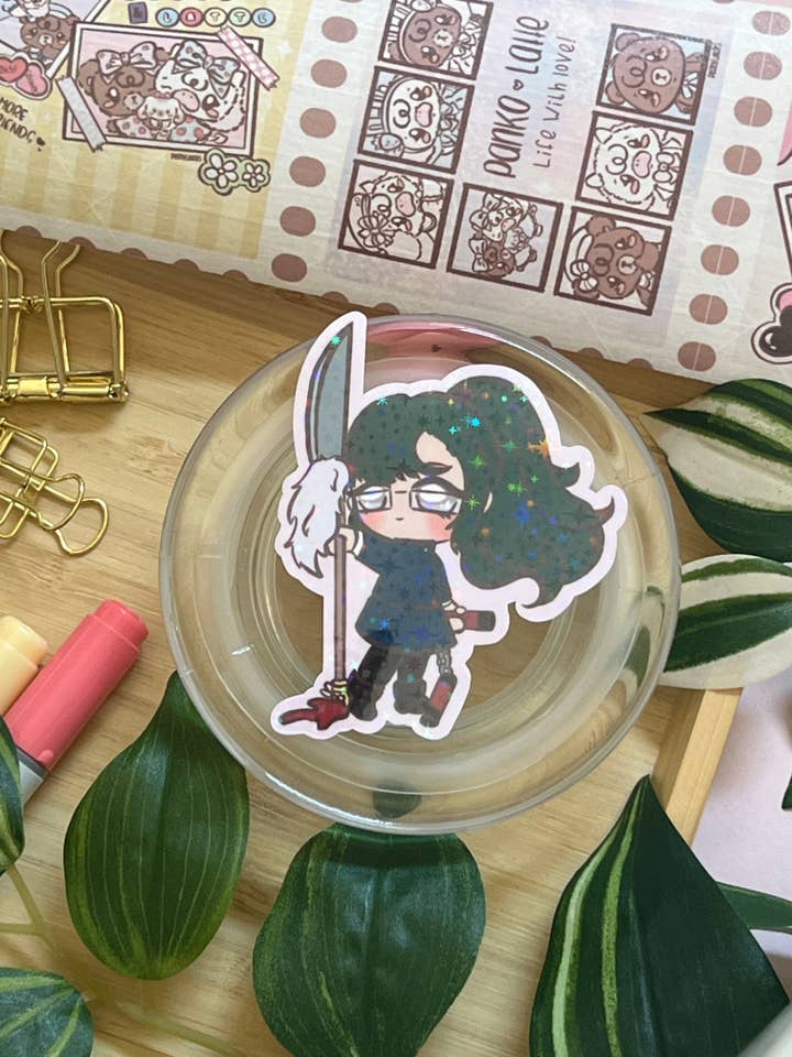 Pegatina Zenin de Jujutsu High para venta al por mayor de Peony Lee Art