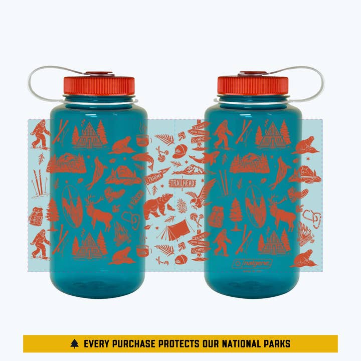 Rainier Watch Supply Co - Wholesale Water Bottle - Pacific Northwest Patterns Nalgene Bottle