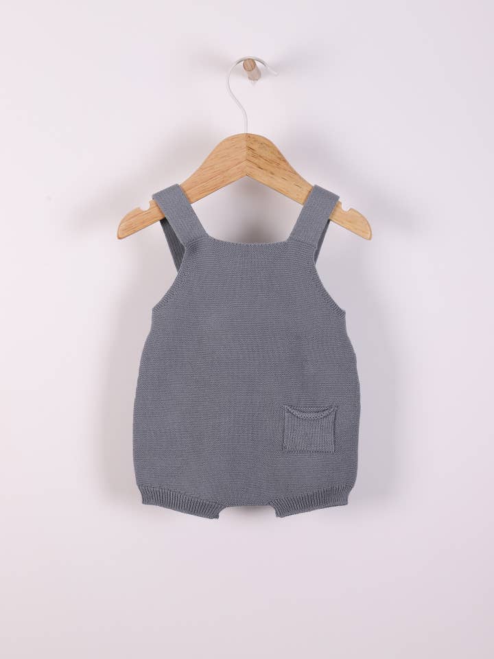 Wedoble: sustainable children's fashion - Wholesale Overalls - Baby - Shoulder straps shortie knitted in organic cotton | PURE FEELINGS2