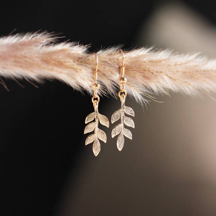 Birch Jewellery - Wholesale Dangle Earrings - Elegant Leaf Earrings4