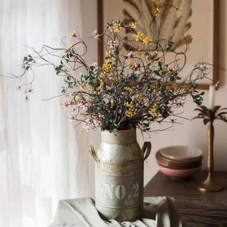 Rustic Reach - Wholesale Artificial Flowers - Artificial Colorful Baby's-Breath Vine Stem 27" Tall5