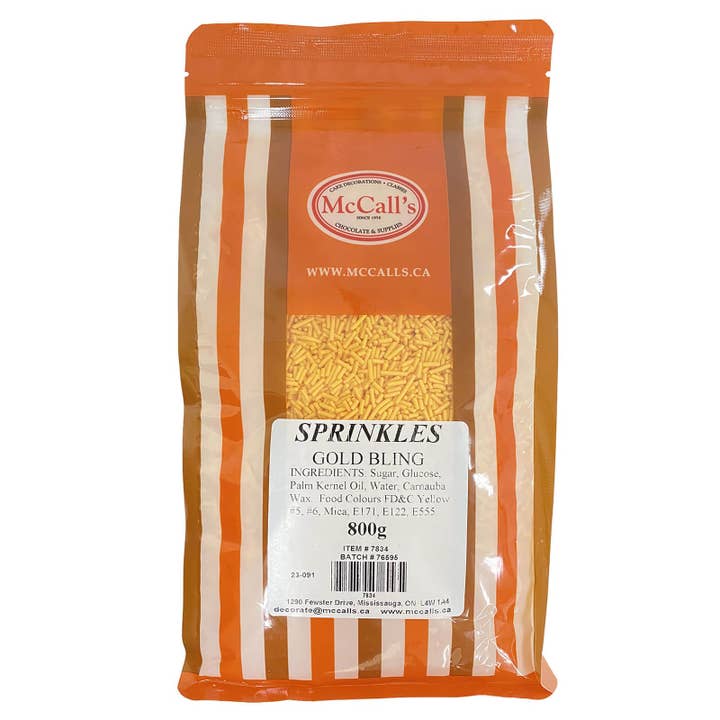 STRÖSSEL GULD BLING 800 g för wholesale av McCall's