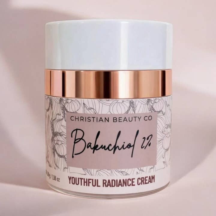Bakuchiol 2% Youthful Radiance Cream for wholesale by Christian Beauty Co
