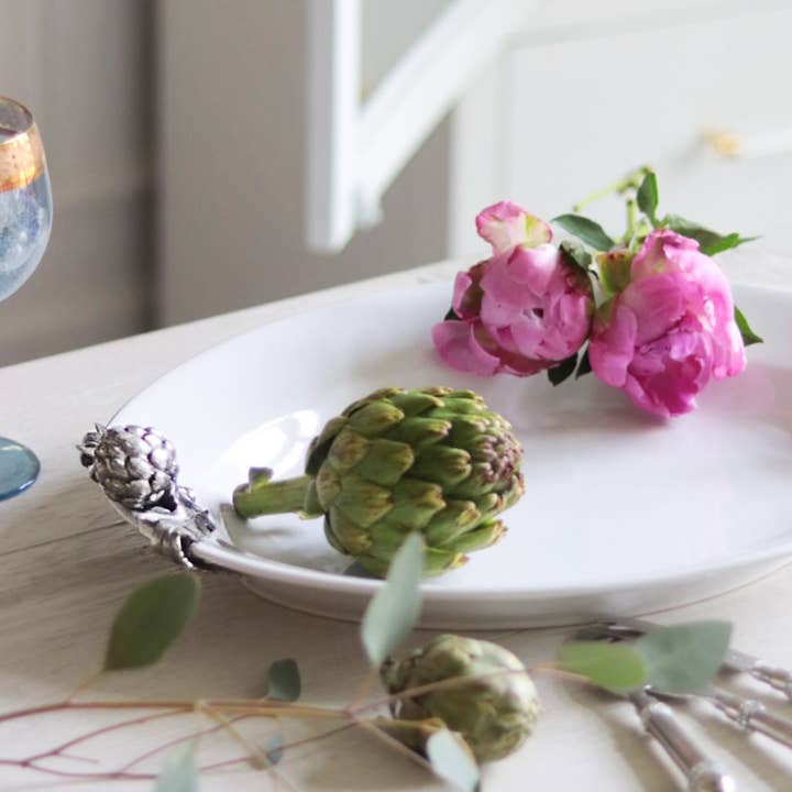 Bandeja profunda de gres alcachofa para venta al por mayor de Vagabond House