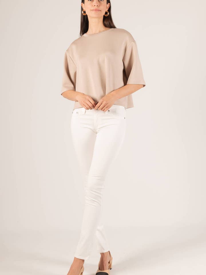 P. CILL - Wholesale Knit Top - Women's - P. CILL Butter Modal Overlap Back Detail Top4