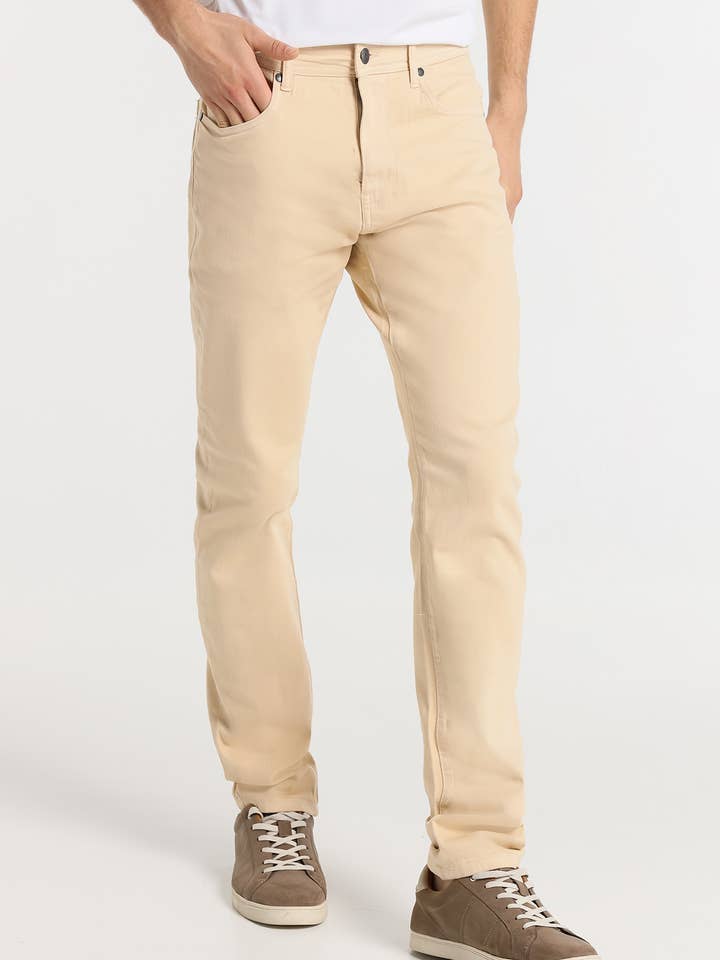 V&LUCCHINO - Slanke bukser med fem lommer - Medium talje for engroshandel hos PAUSANT SHOP ONLINE