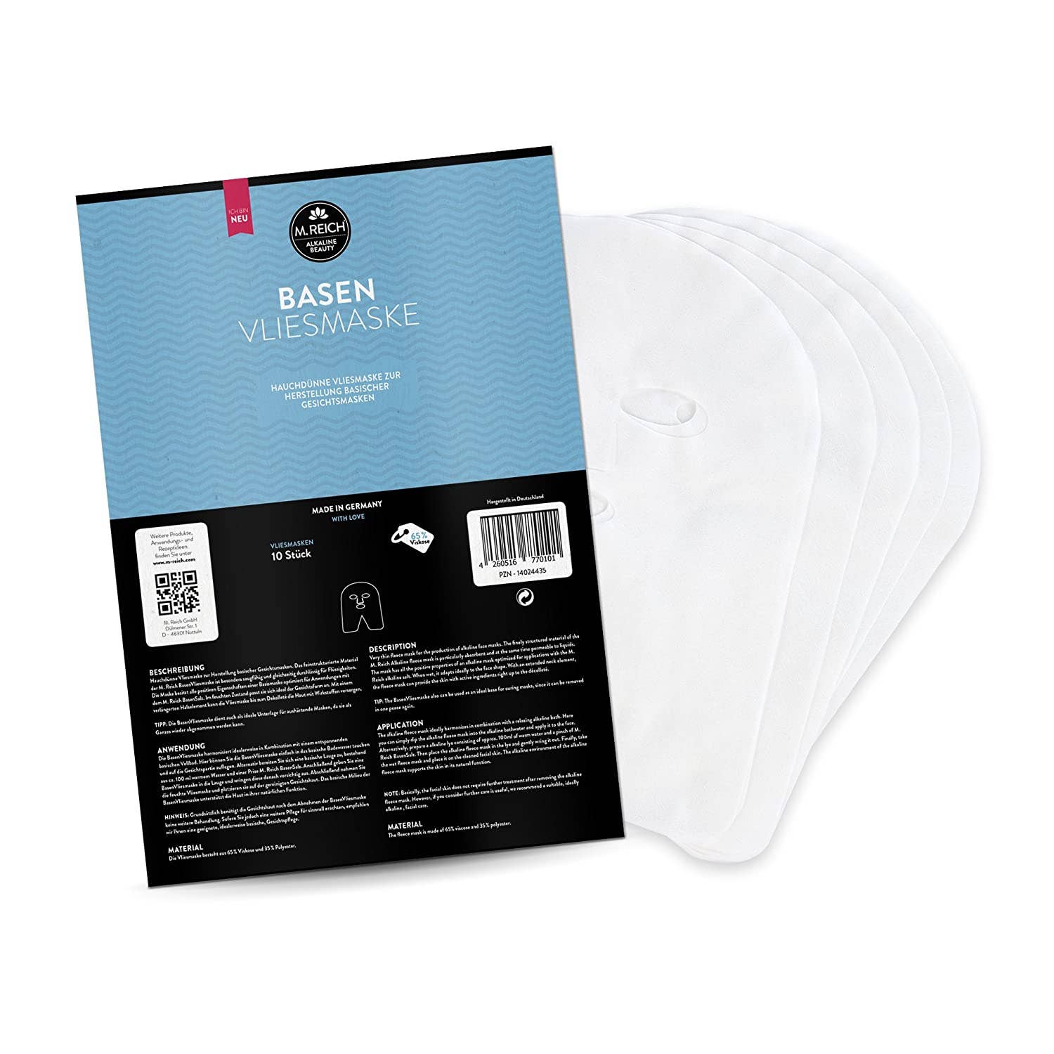 M. Reich - Wholesale Skincare Face Mask - M. Reich base fleece mask1