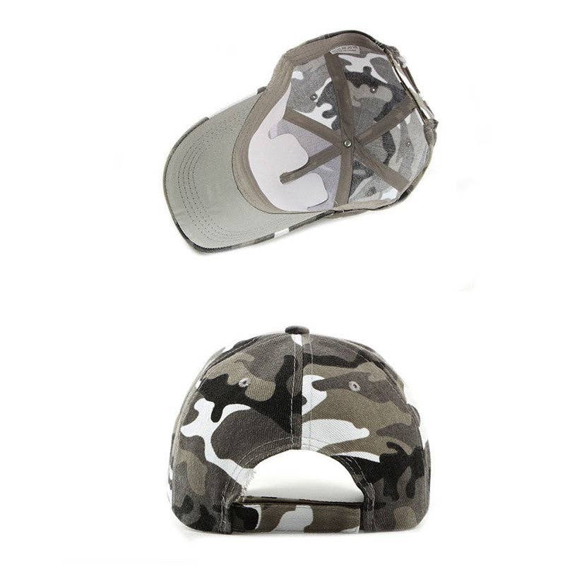 Sheer Trend – wholesale Baseballkeps - Dam – Sommar utomhus kamouflage solhatt7