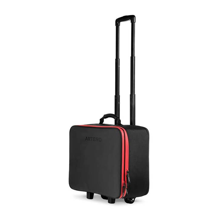 ARTERO Inspiring Style - Wholesale Backpack - Unisex - Artero Pandora Suitcase With Wheels Black Red1