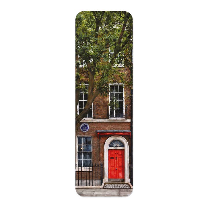 FRONT DOOR OF CHARLES DICKENS' MUSEUM: Watercolour Bookmark for wholesale by Ezen Trade