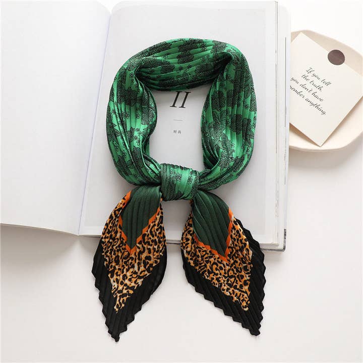 Wrinkle Print Square Scarf for wholesale by UZ Wholesale Store