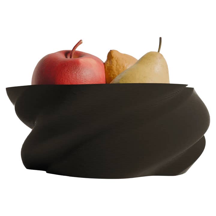 Macerata design fruit bowl black edition for wholesale by Fiastra Design