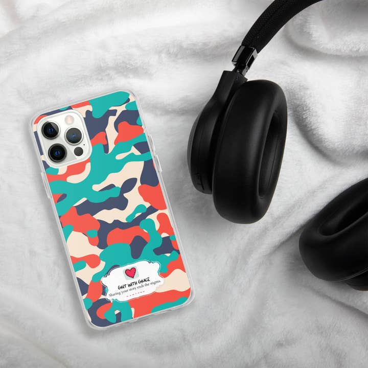 Coque iPhone Camouflage Passionné d'Armée pour la vente par Grit with Grace, LLC